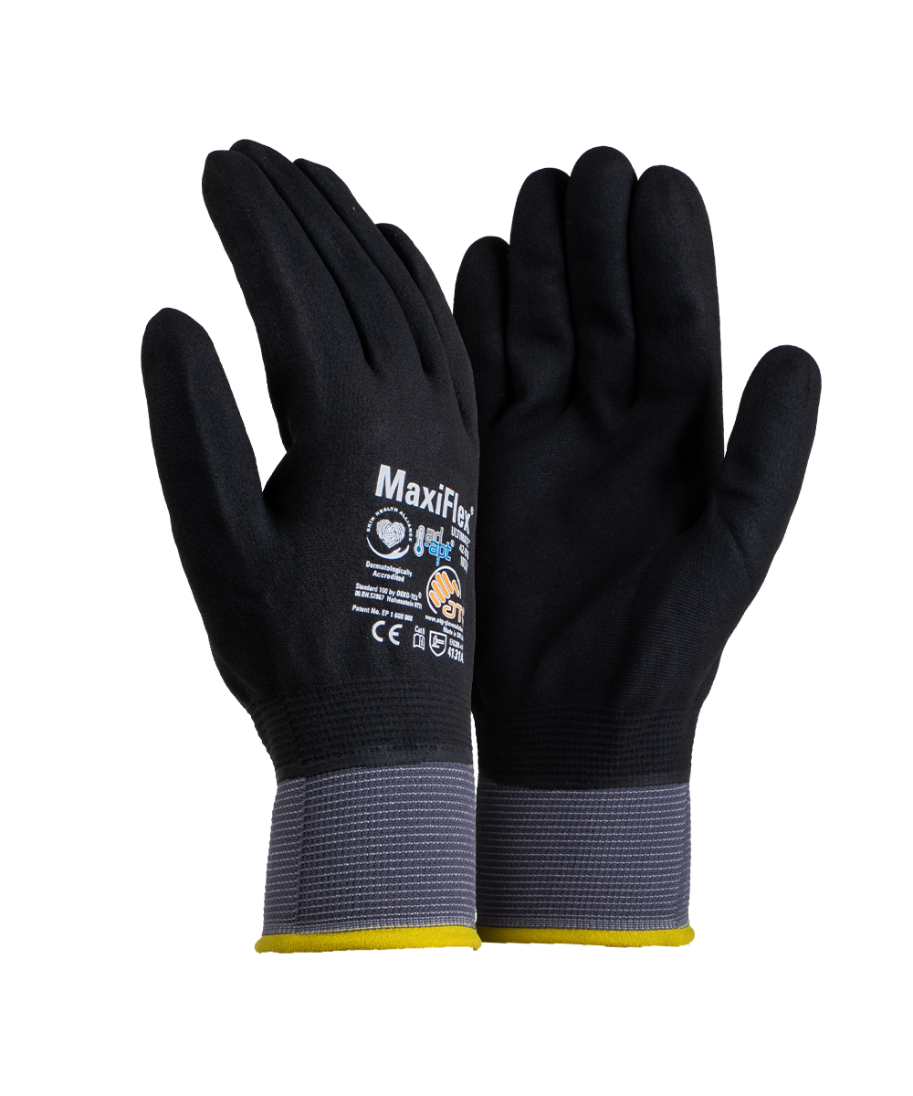 Maxiflex Fully Dipped Microfoam Nitrile Coated Gloves