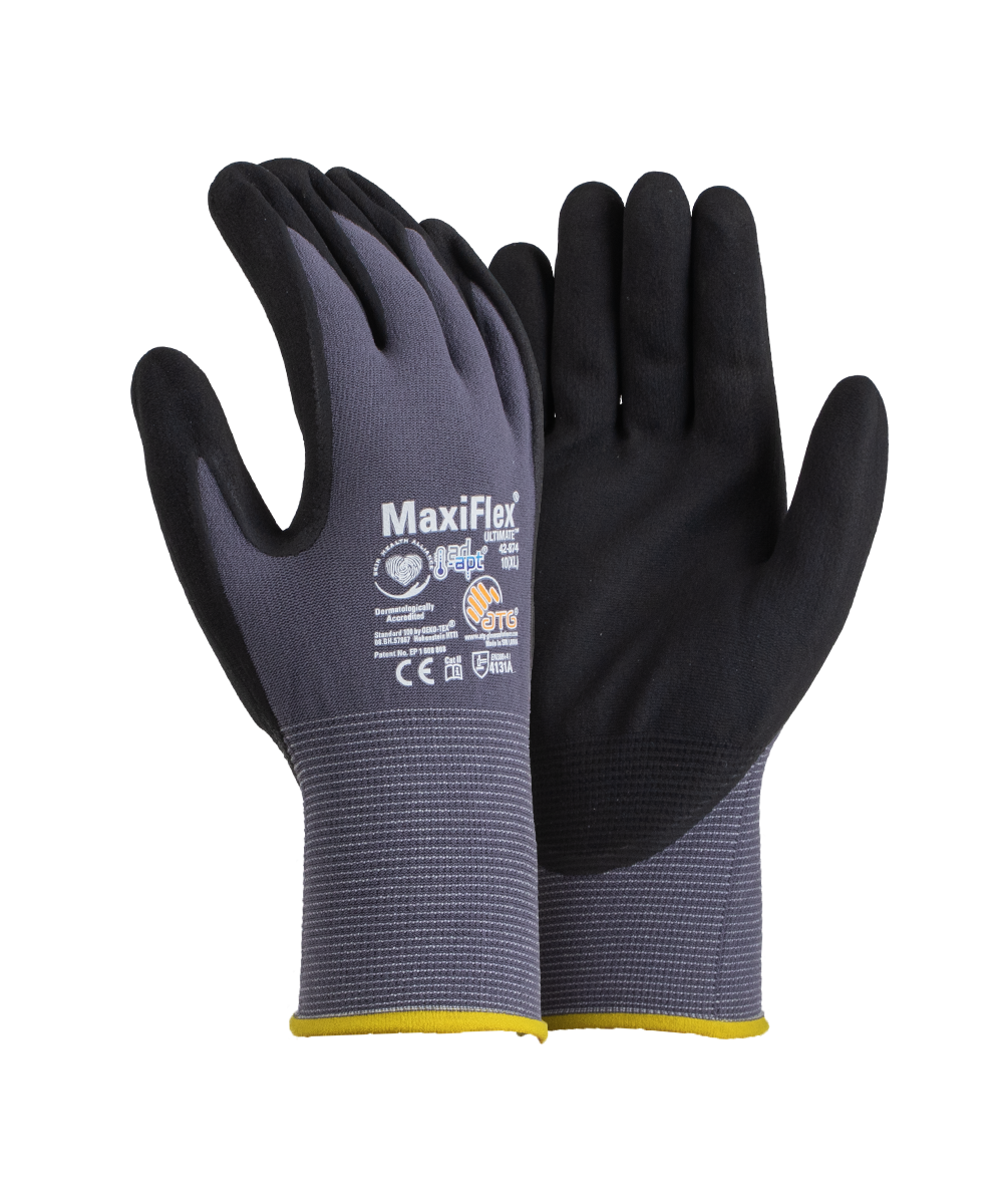 Maxiflex Palm Dipped Microfoam Nitrile Coated Gloves