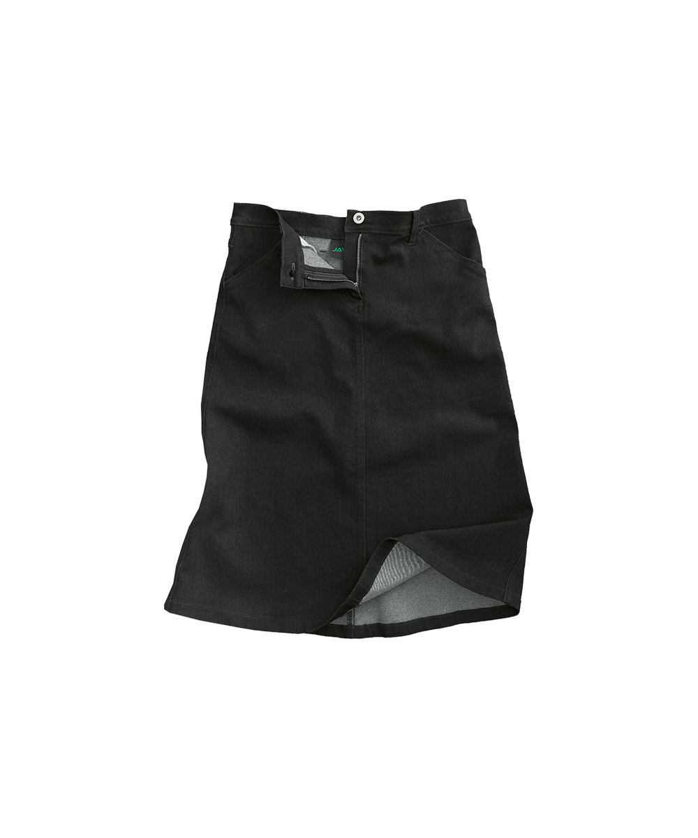 End Of Range - Women’s Black Stretch Denim Skirt