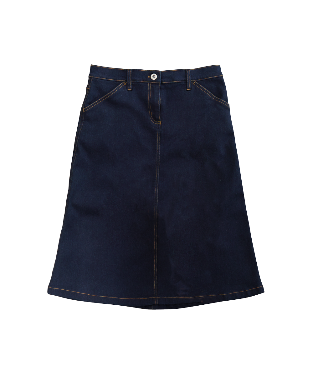 End Of Range - Women’s Blue Stretch Denim Skirt