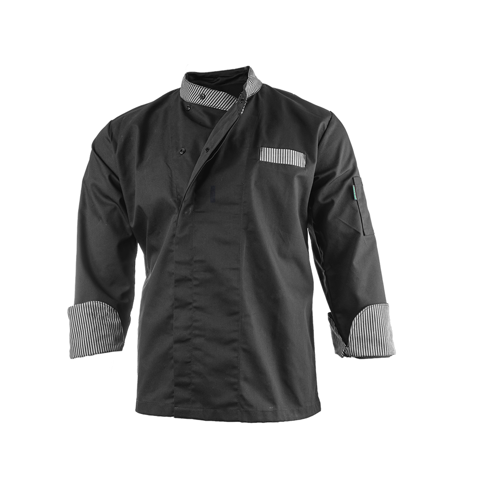 Black & Ligne Noir Men's Elite Chef Jacket