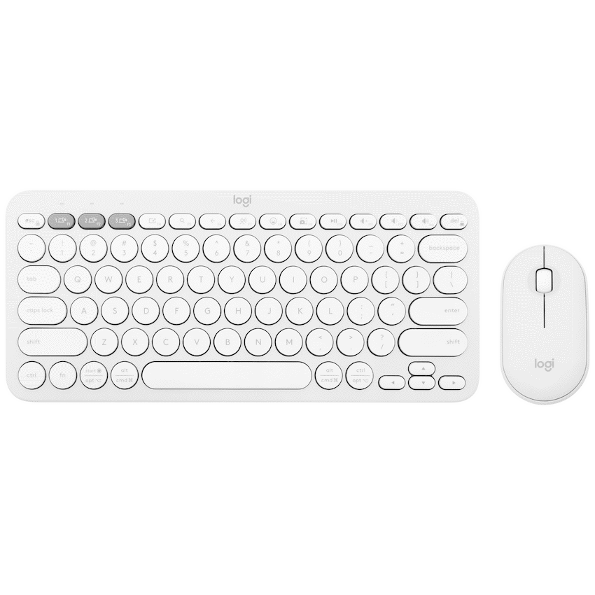 Logitech(R) Pebble 2 Combo - Tonal White