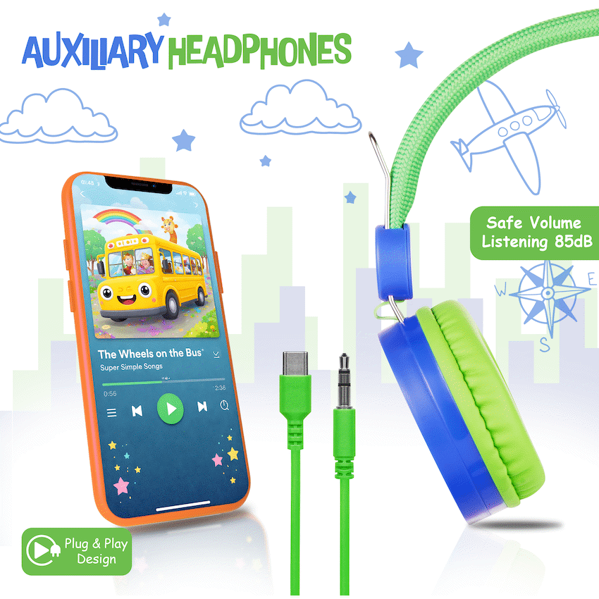 Amplify Kids Adventure Auxiliary Headphone - Image 4