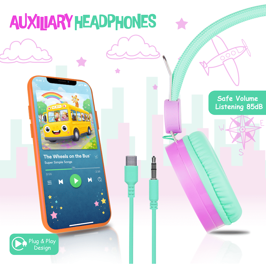 Amplify Kids Adventure Auxiliary Headphone - Image 10