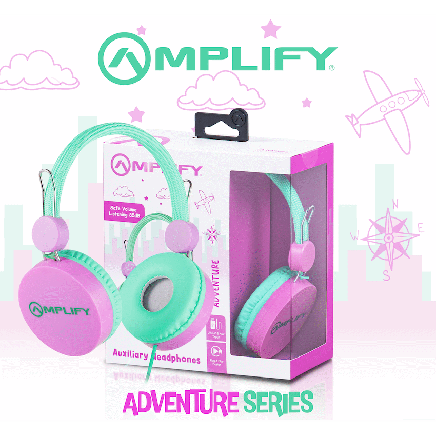 Amplify Kids Adventure Auxiliary Headphone - Image 12