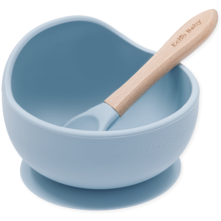 Echo Baby Silicone Suction Bowl and Spoon Set