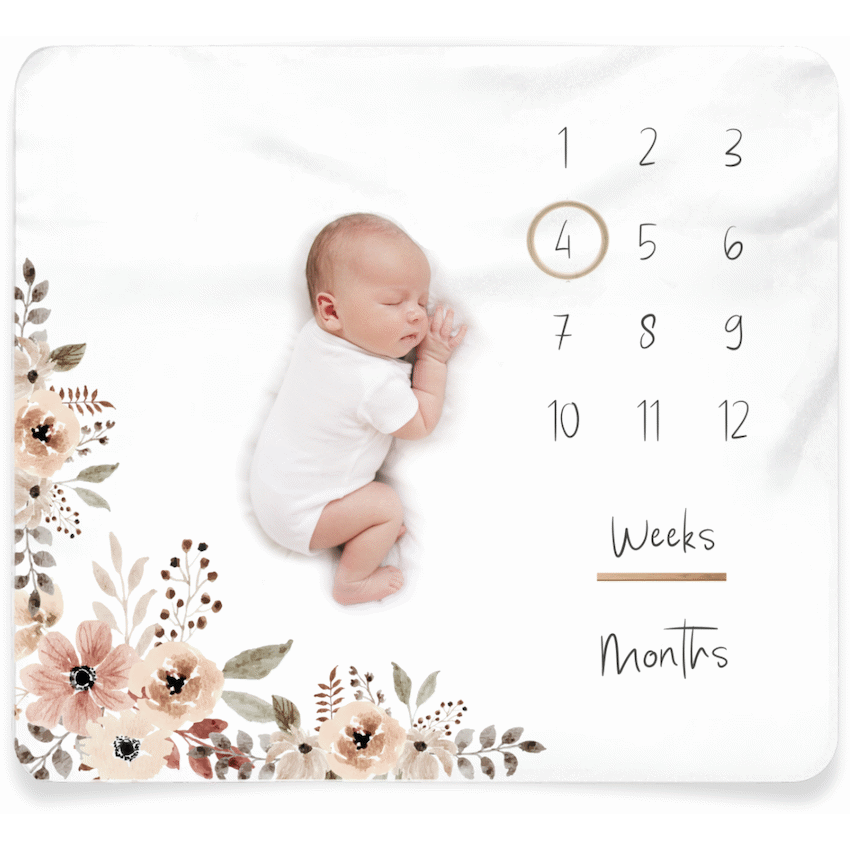 Echo Baby Milestone Blanket