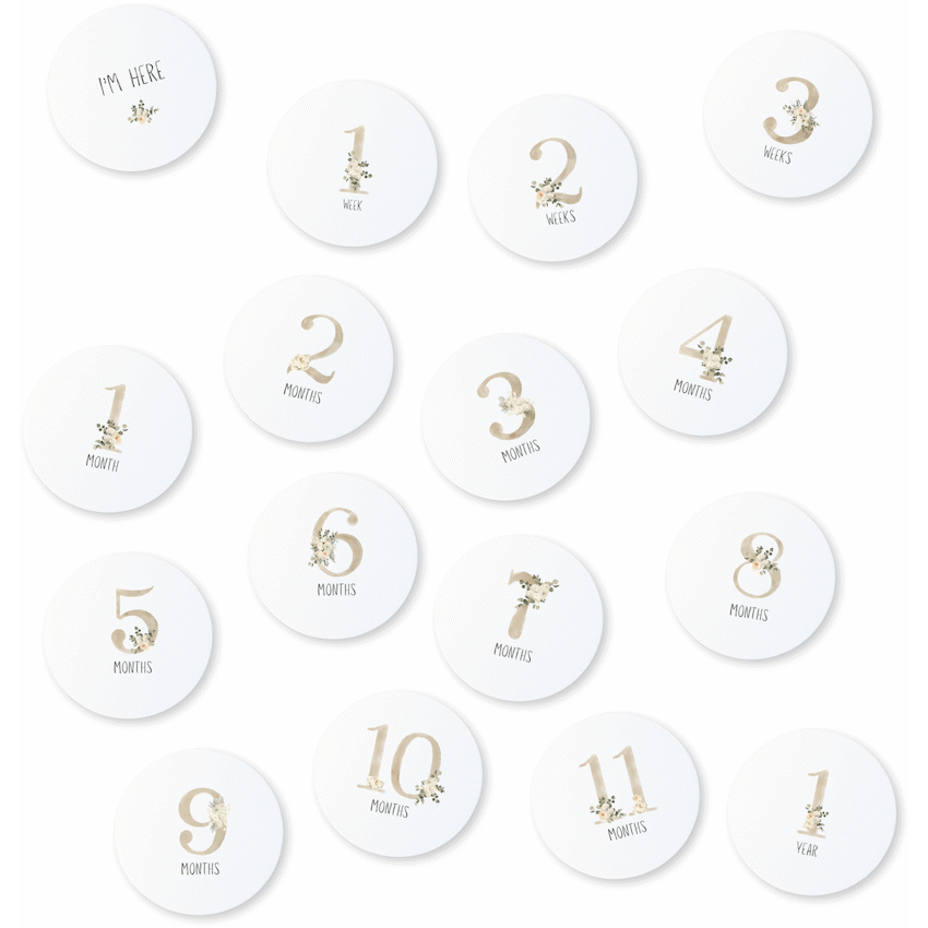 Echo Baby Milestone Cards