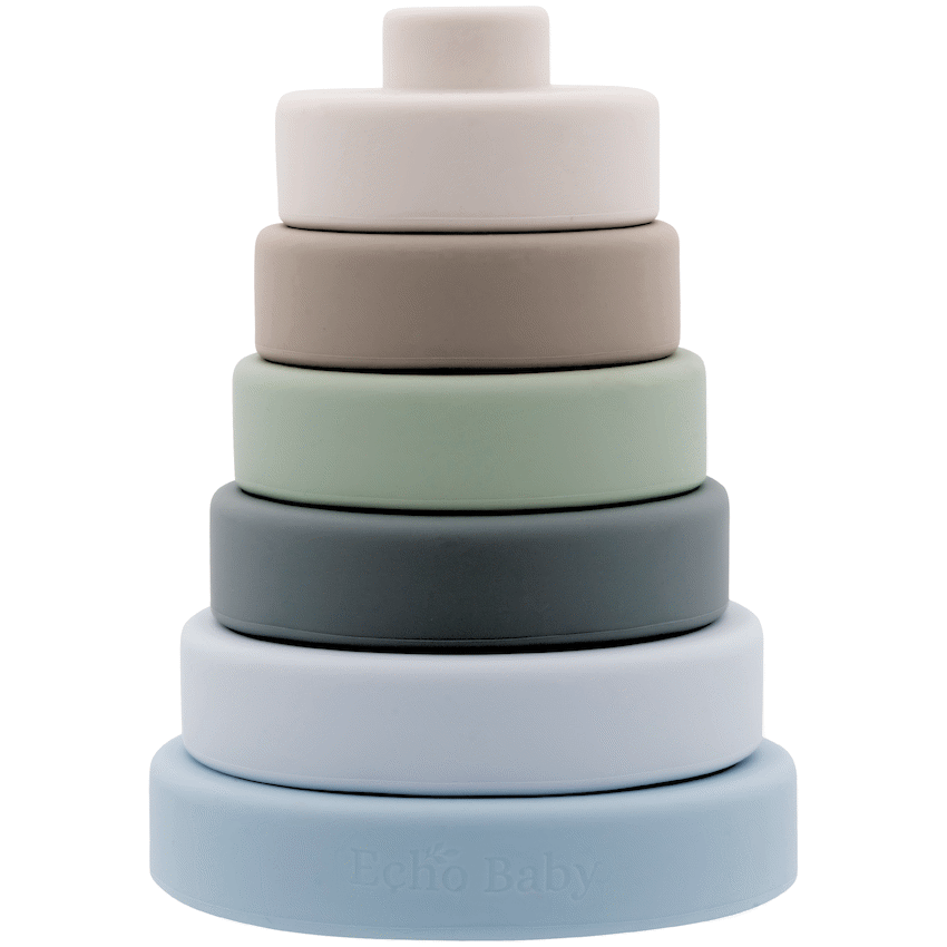 Echo Baby Silicone Stacking Rings