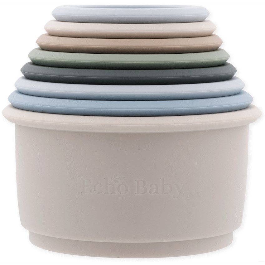 Echo Baby Silicone Stacking Cups