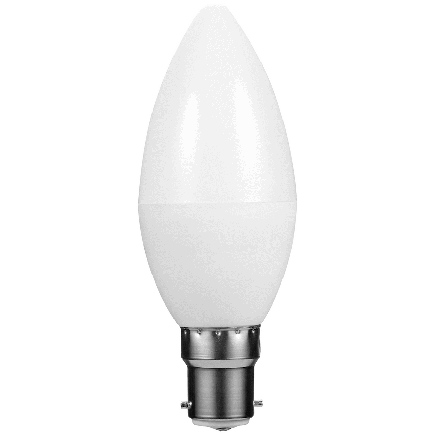 Switched 5w Candle LED Light Bulb B22
