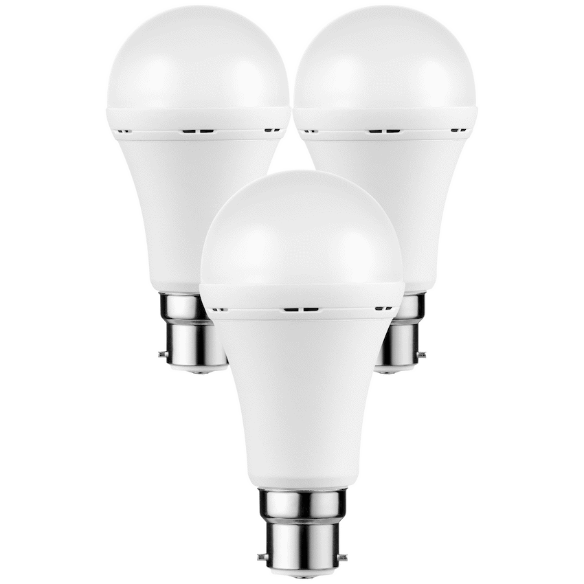 Switched 5w A60 Rechargeable B22 LED Light Bulb CW