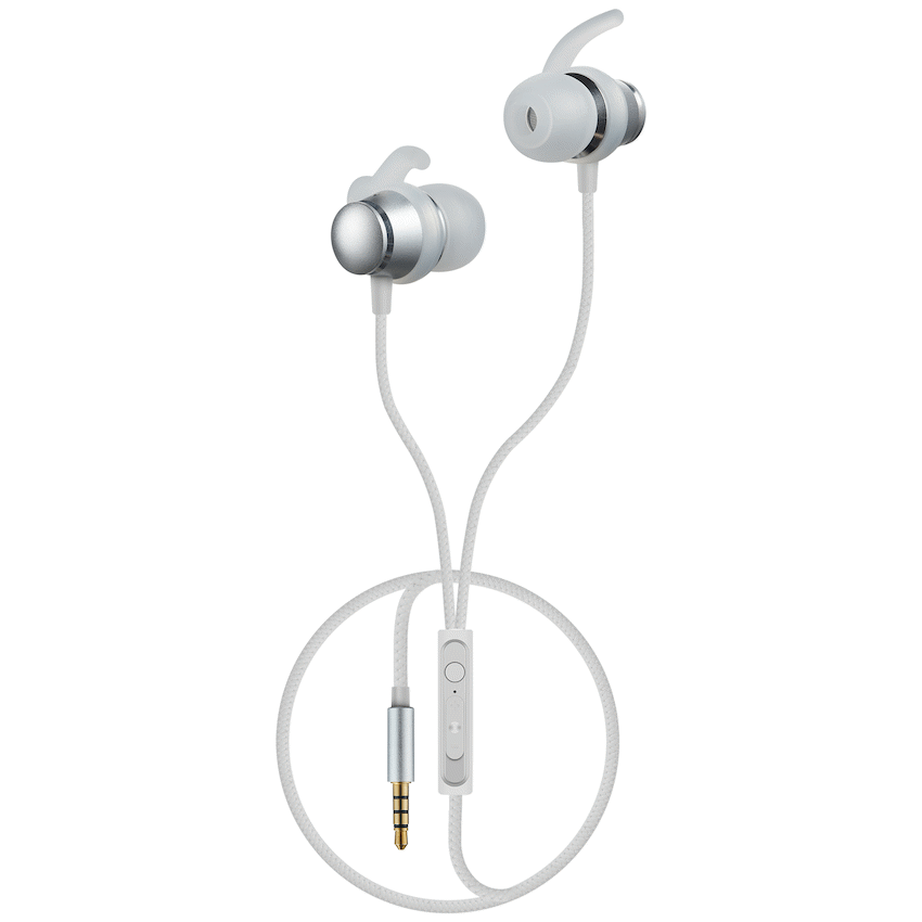 Volkano Titanium Series AUX Earphone - Silver