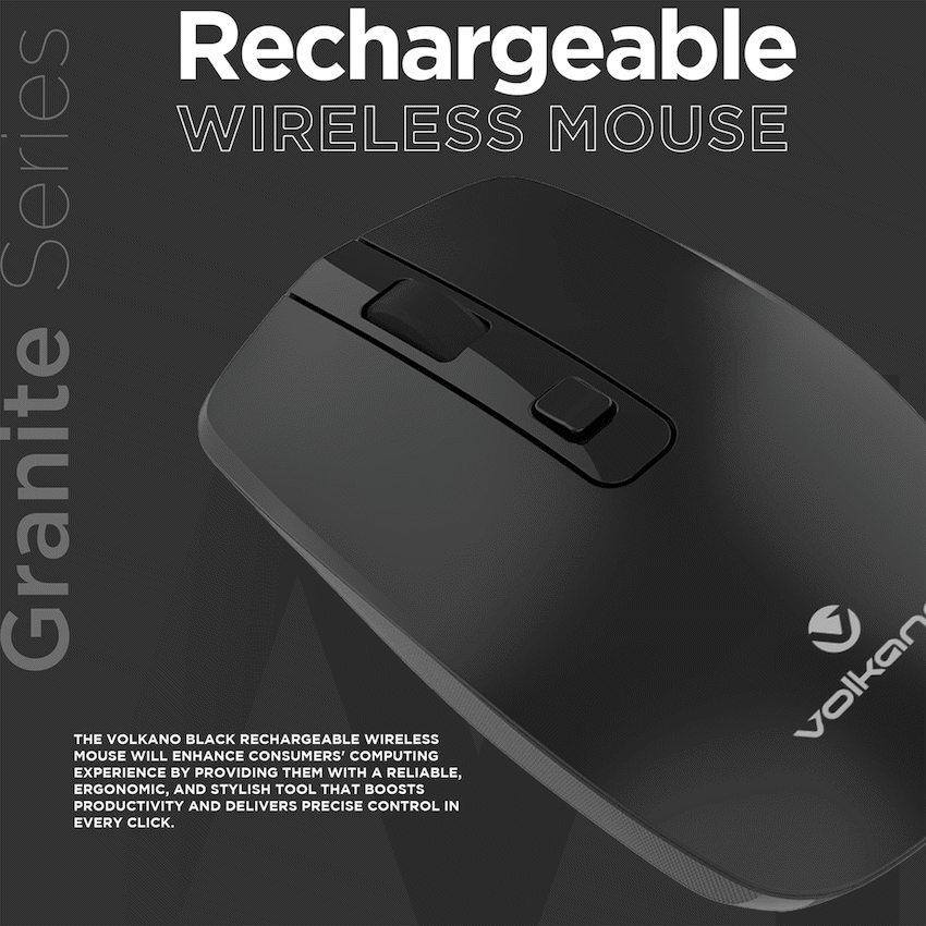 Volkano Granite Series Rechargeable Wireless Mouse - Image 9