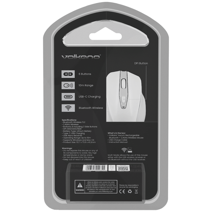 Volkano Aurum Series Bluetooth Wireless Mouse - Image 9