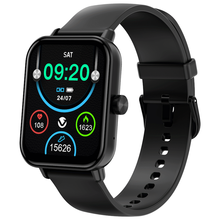 Volkano Chroma Series Smartwatch with Black Strap - Image 2