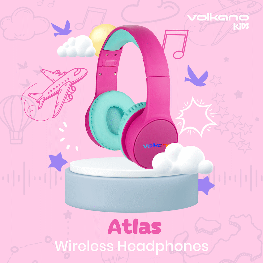 Volkano Atlas Bluetooth Padded Headphones with dB Switch Function - Image 12