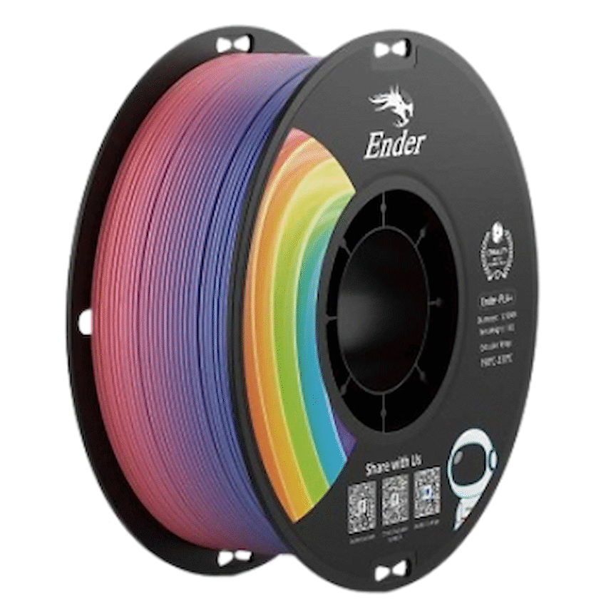 Ender PLA+ Filament - Rainbow 1kg