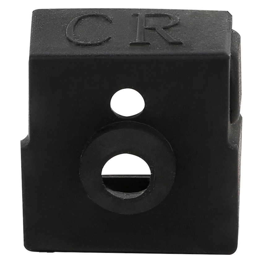 Creality Heating Block Silicone Cover (23x23x17) - Flame-Retardant Silicone - Black