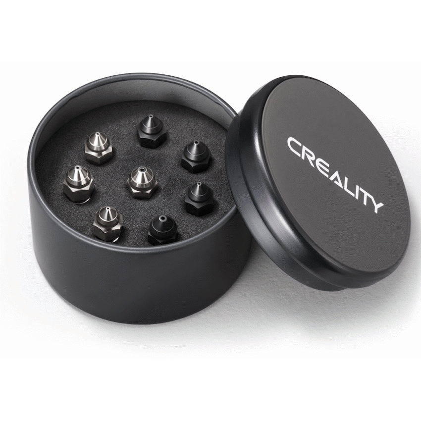 Creality High Flow Nozzle Kit 8 Pc K1/K1Max MK8 0.4/0.6/0.8mm