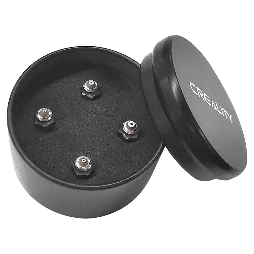 Creality High flow nozzle kit 4pc 0.4,0.6,0.8mm K1, K1 Max