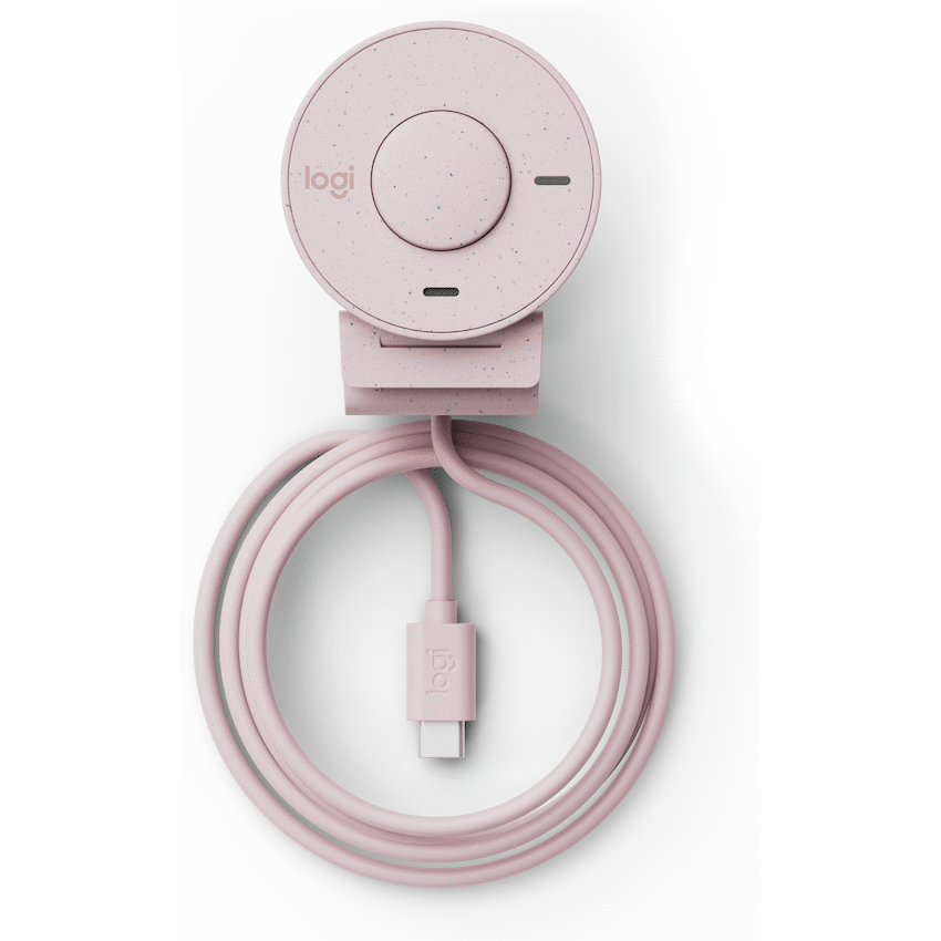 Logitech(R) Brio 300 Full HD Webcam - Rose