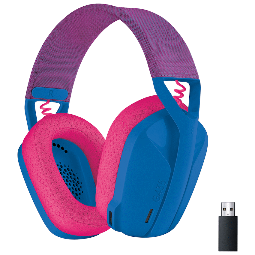 Logitech(R) G435 LIGHTSPEED Wireless Gaming Headset - Blue