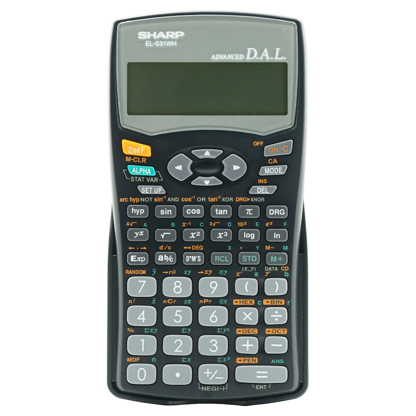 Sharp EL531 WH-BBK - Scientific Calculator - 272 Functions