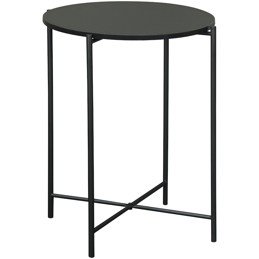 Everfurn Seattle Side Table - Reversible Table Top