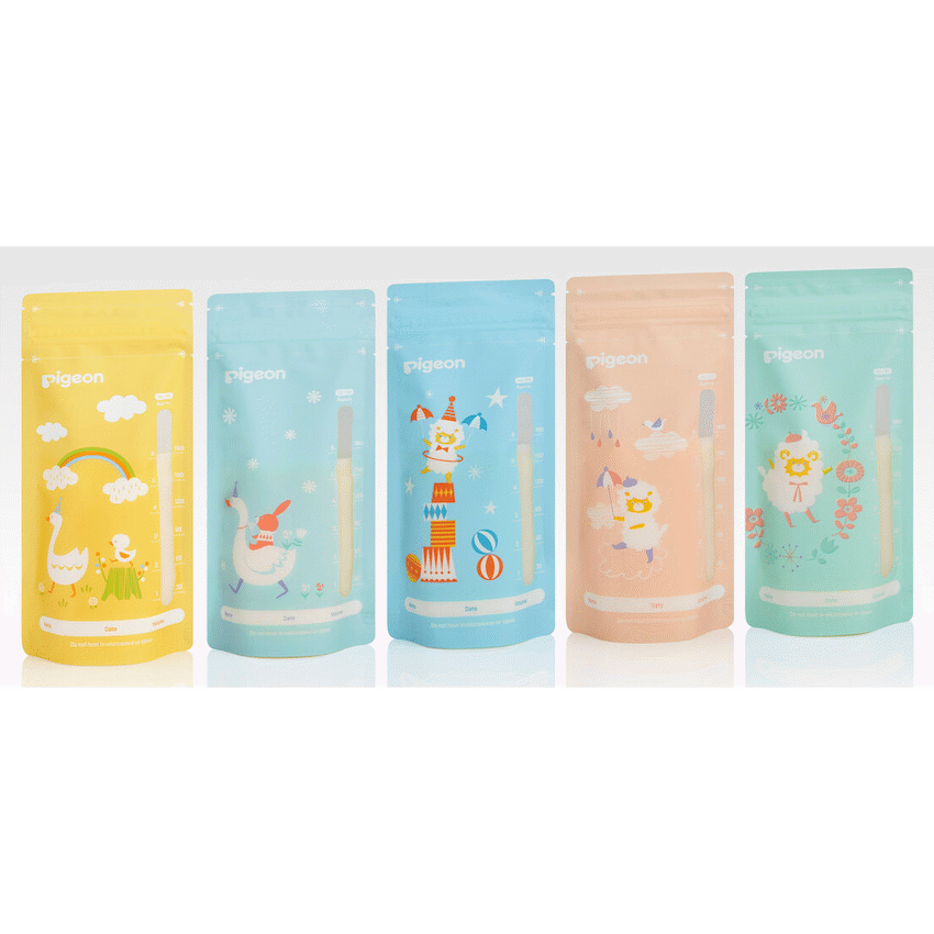 Pigeon - Breast Milk Storage Bag 180ml Animal Design