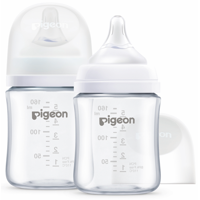 Pigeon Softouch Nursing Bottle T-Ester 160ml Logo - Twin Pack