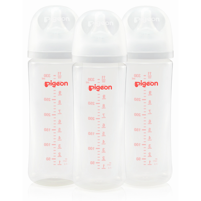 Pigeon Softouch 3 Bottles PP 330ml (L) Triple Pack
