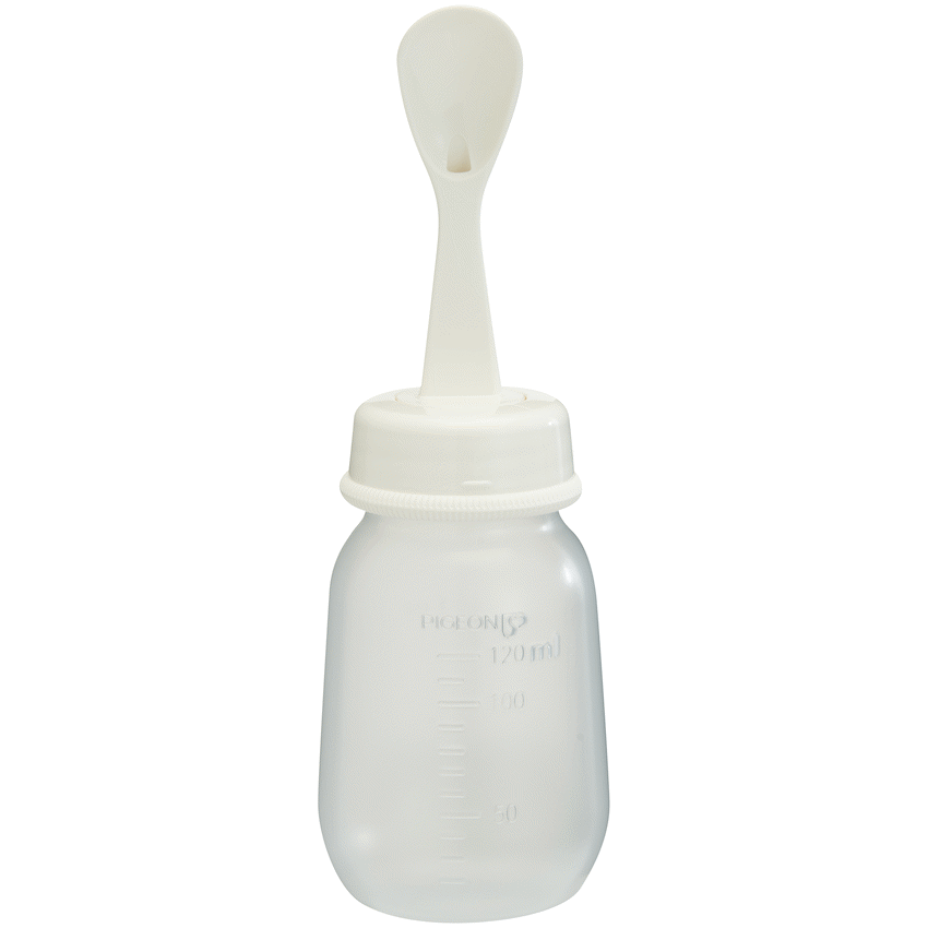 Pigeon - Weaning Bottle + Spoon (D328)