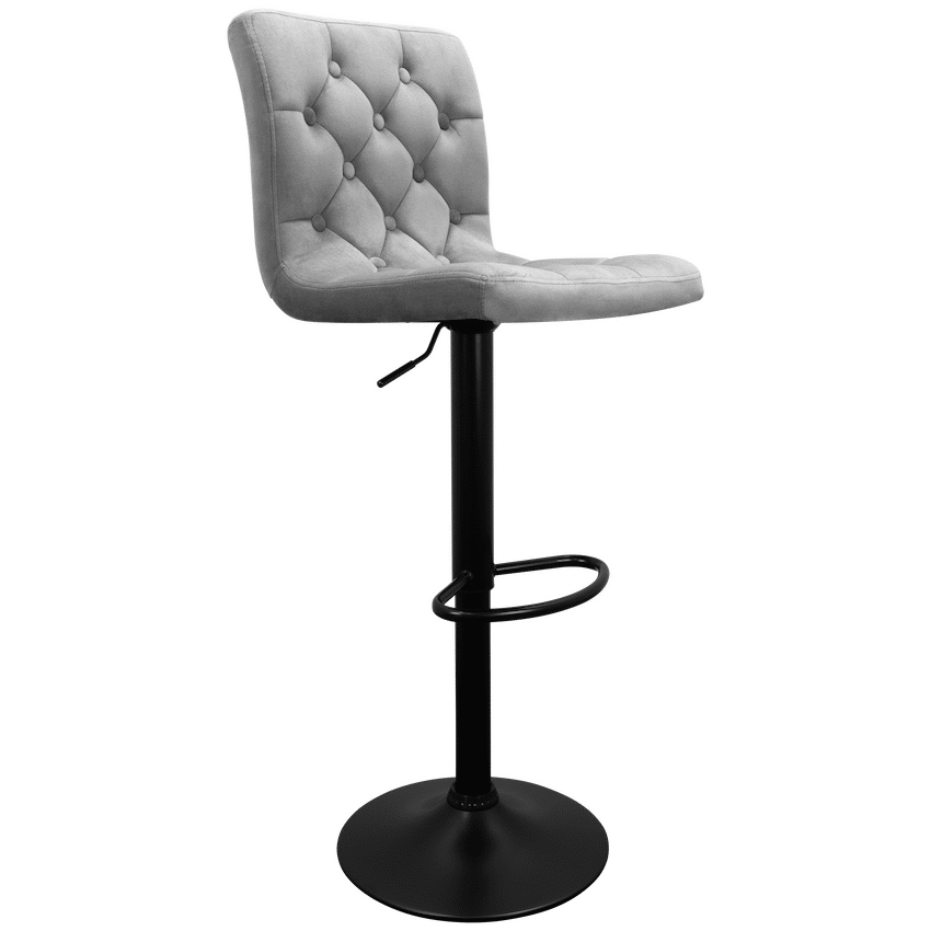 Bayer Large Barstool Grey with black base - Single