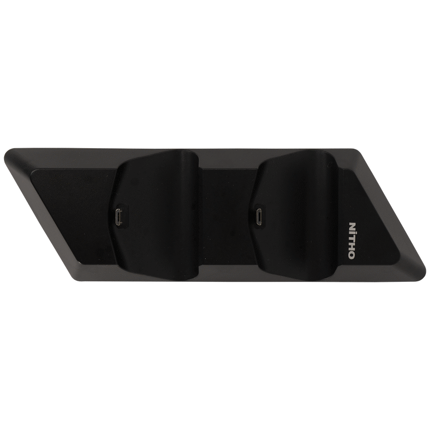 Nitho PS4 Smart Charging Station - For 2 PS4 Controllers - Charging Cable 1m
