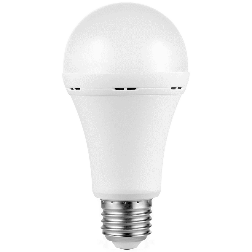 Switched 9w A60 Rechargeable LED Light Bulb - E27 - Warm White