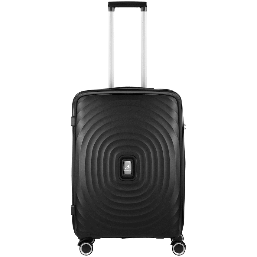 Travelwize Ripple PP 4-Wheel Spinner 65cm Luggage - Black