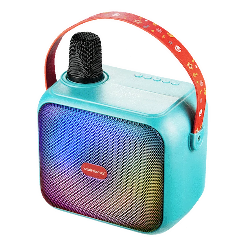 Volkano Kids SongSeeker Bluetooth Karaoke Machine with Wireless BT Microphone