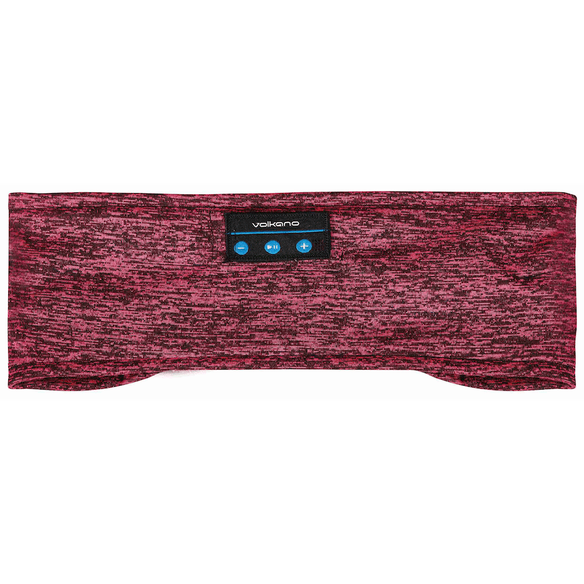 Volkano Lucid Series Bluetooth Headband Headphones - Red