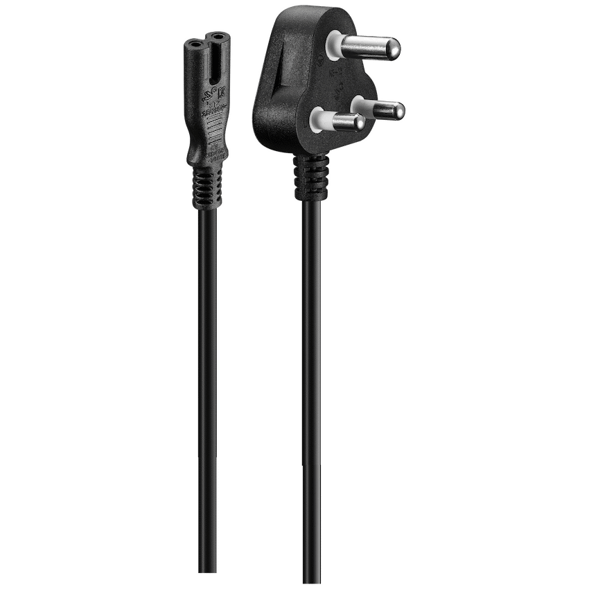 Volkano Presto series Power Cable Figure 8  to SA 3pin 1.8m 2.5A - black