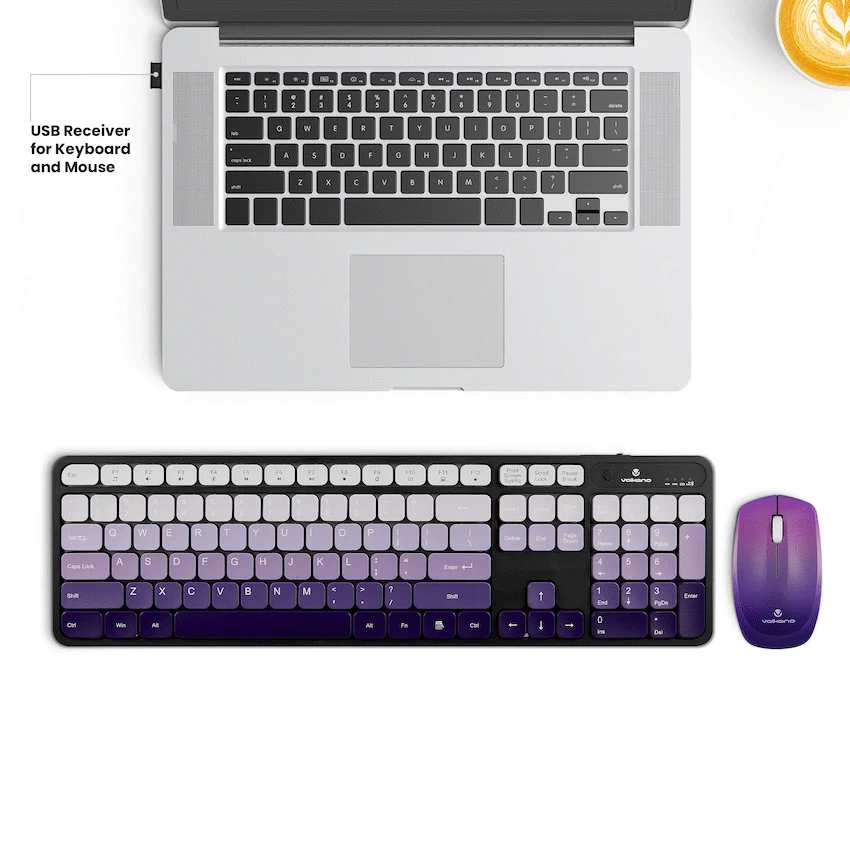 Volkano Prism Series Bluetooth Wireless Keyboard and Mouse - Image 11