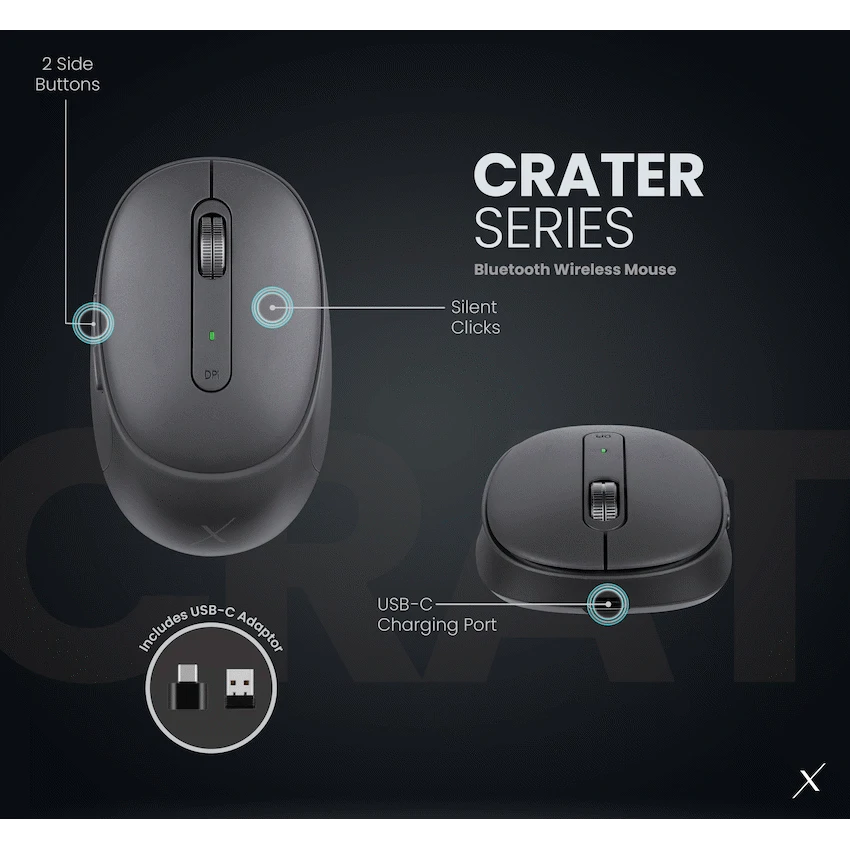 VolkanoX Crater Bluetooth Wireless Mouse - Image 11