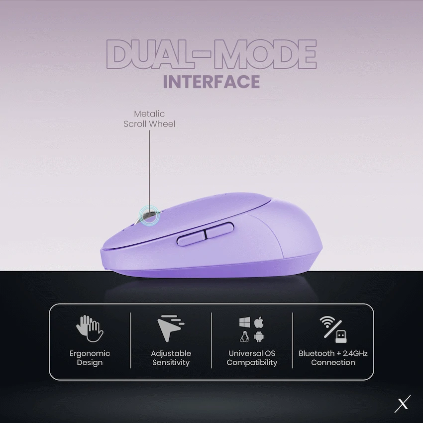 VolkanoX Crater Bluetooth Wireless Mouse - Image 22