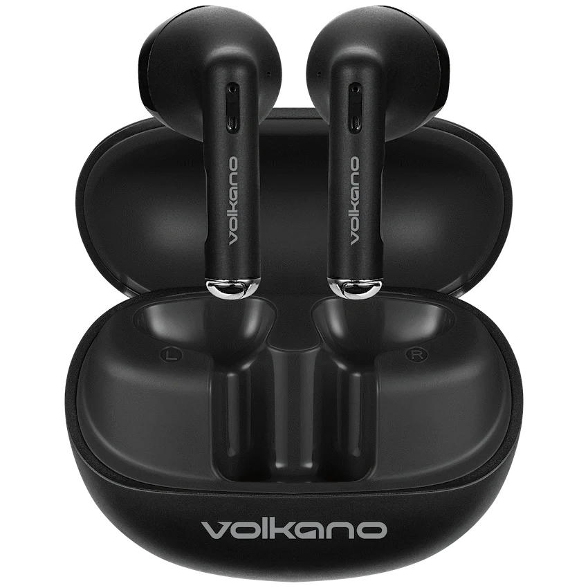 Volkano Buds X3 TWS Earphones with ENC - Black