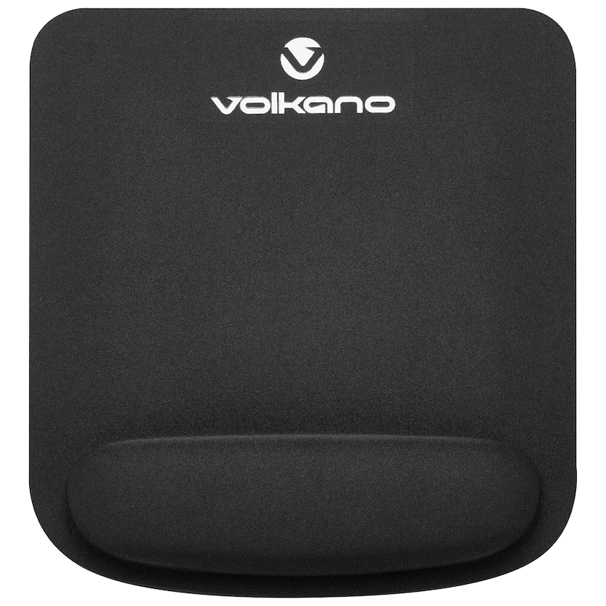 Volkano Rest Series Gel Mousepad - Black