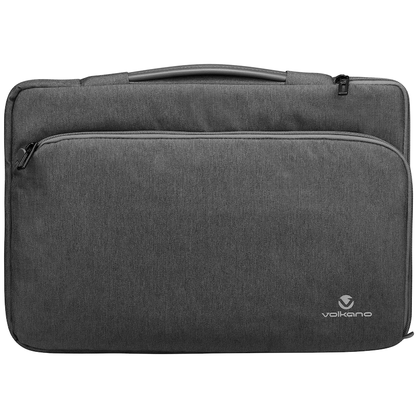 Volkano Deluxe 15.6" Laptop Sleeve - Charcoal