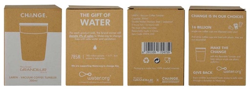 R-LAREN - CHANGE Collection Recycled Insulated Mug - Image 4