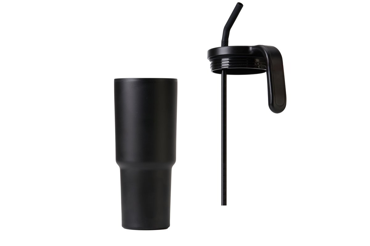 FORZA 360 - Hans Larsen Recycled Stainless Steel/PP Tumbler with 360 Branding - Image 6