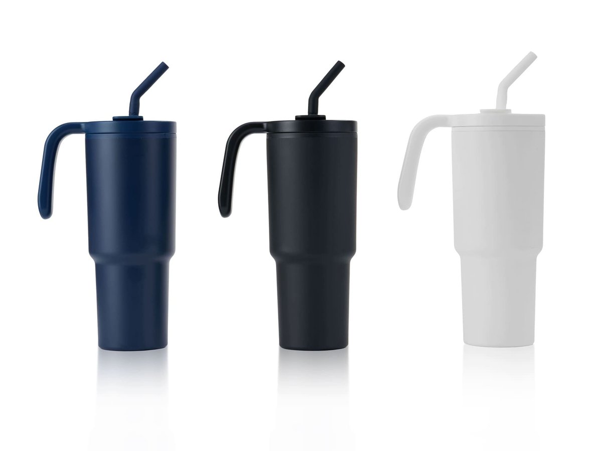 FORZA 360 - Hans Larsen Recycled Stainless Steel/PP Tumbler with 360 Branding - Image 7