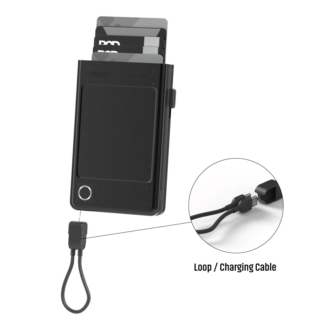 AREZZO - @memorii 5000mAh 3-in-1 Card Holder Powerbank